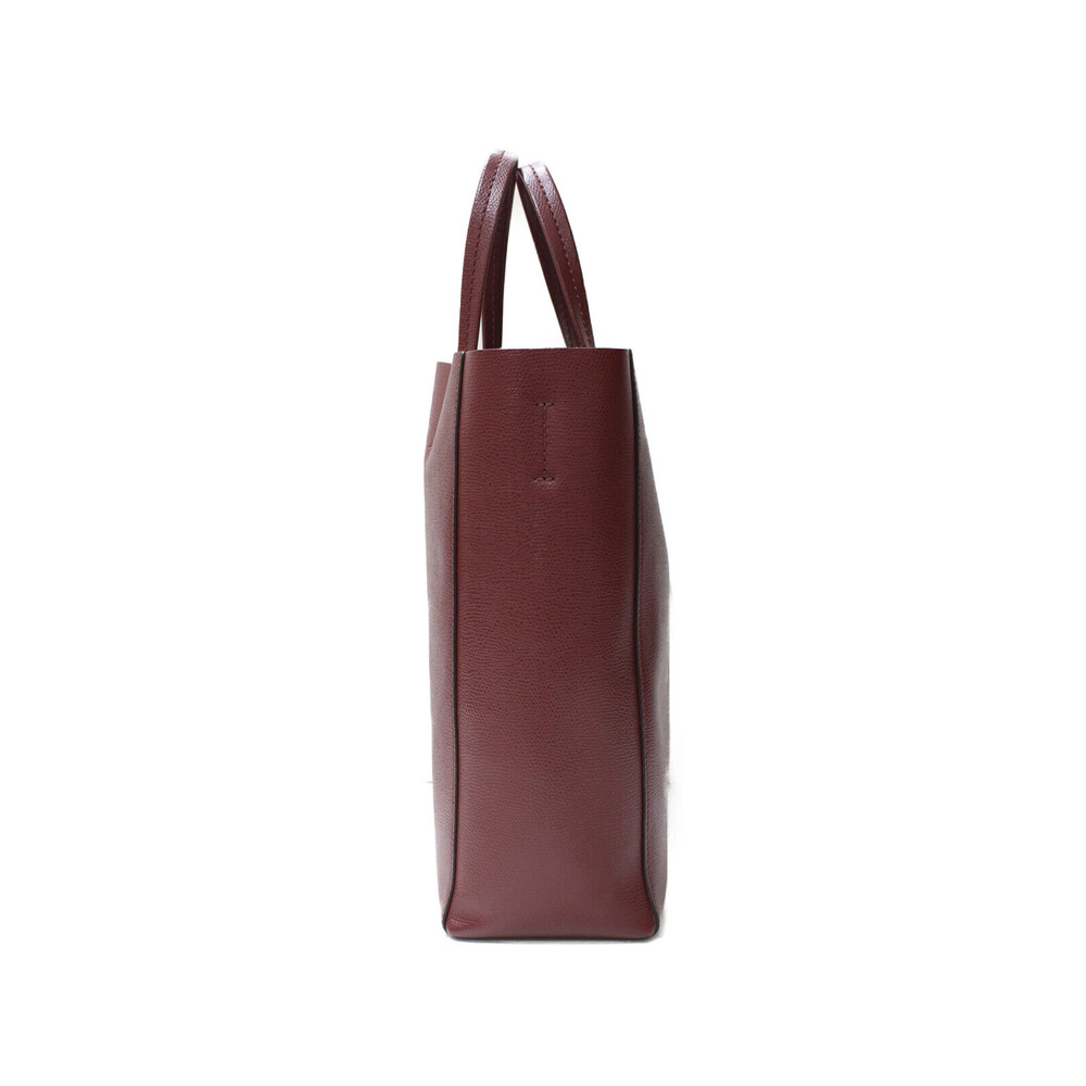 Celine Vertical Cabas Tote Bag Shoulder Wine Red Bordeaux Purple - Picture 3 of 7